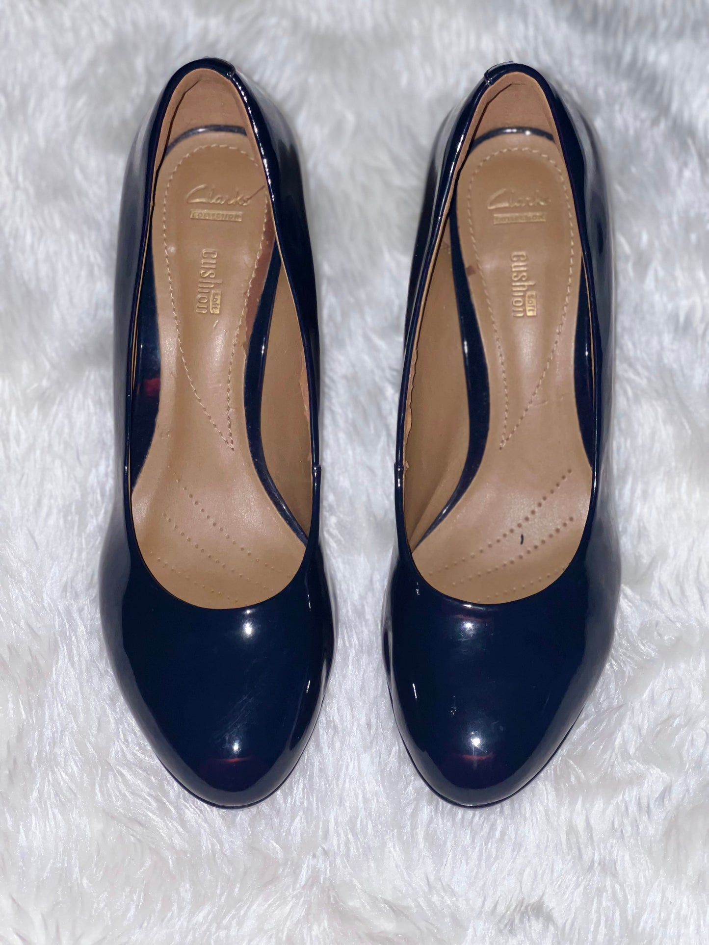 Clark’s Blue Platform Heels Size 10 Medium