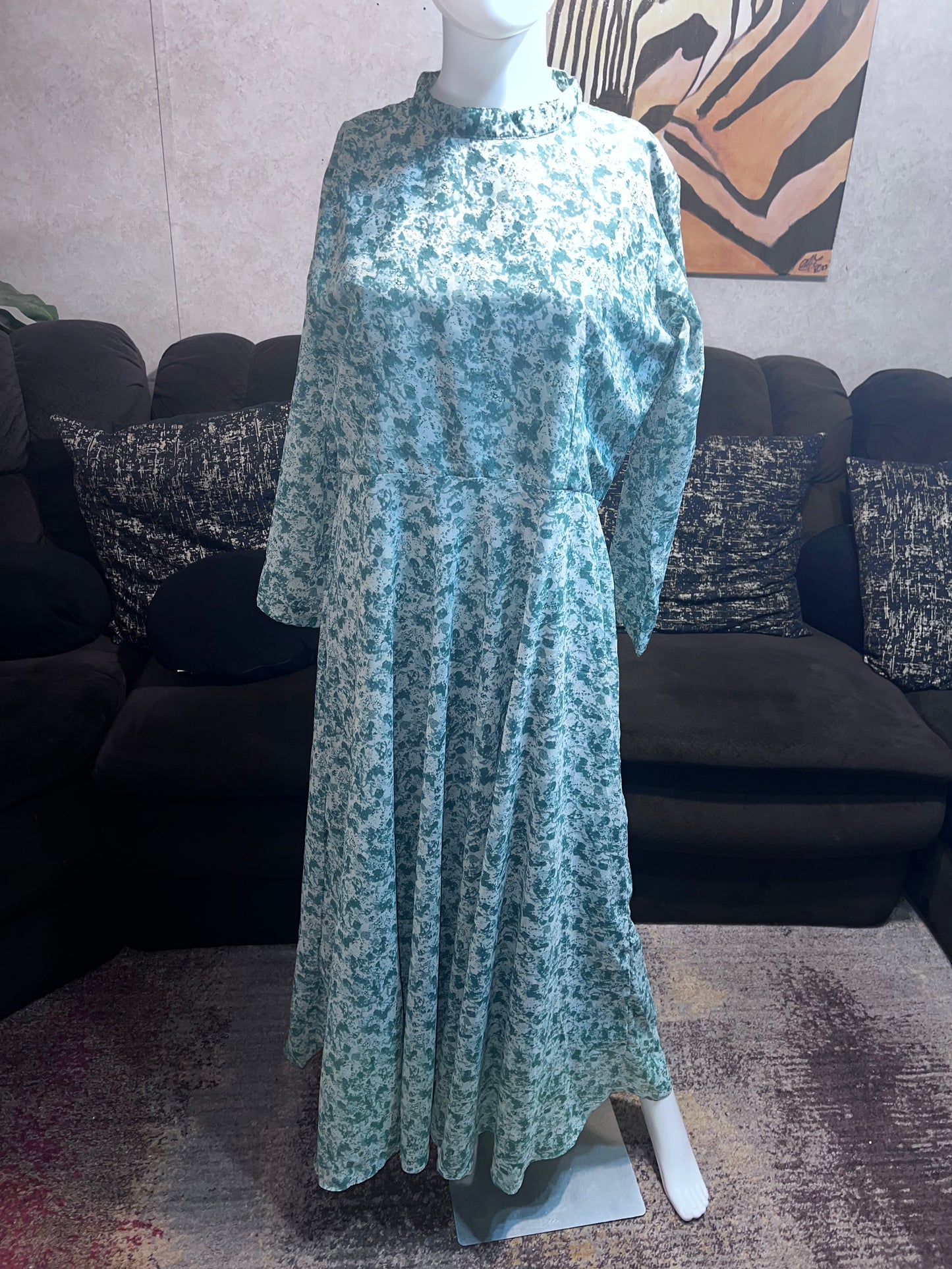 Vivaraa Green & White Dress Size XL