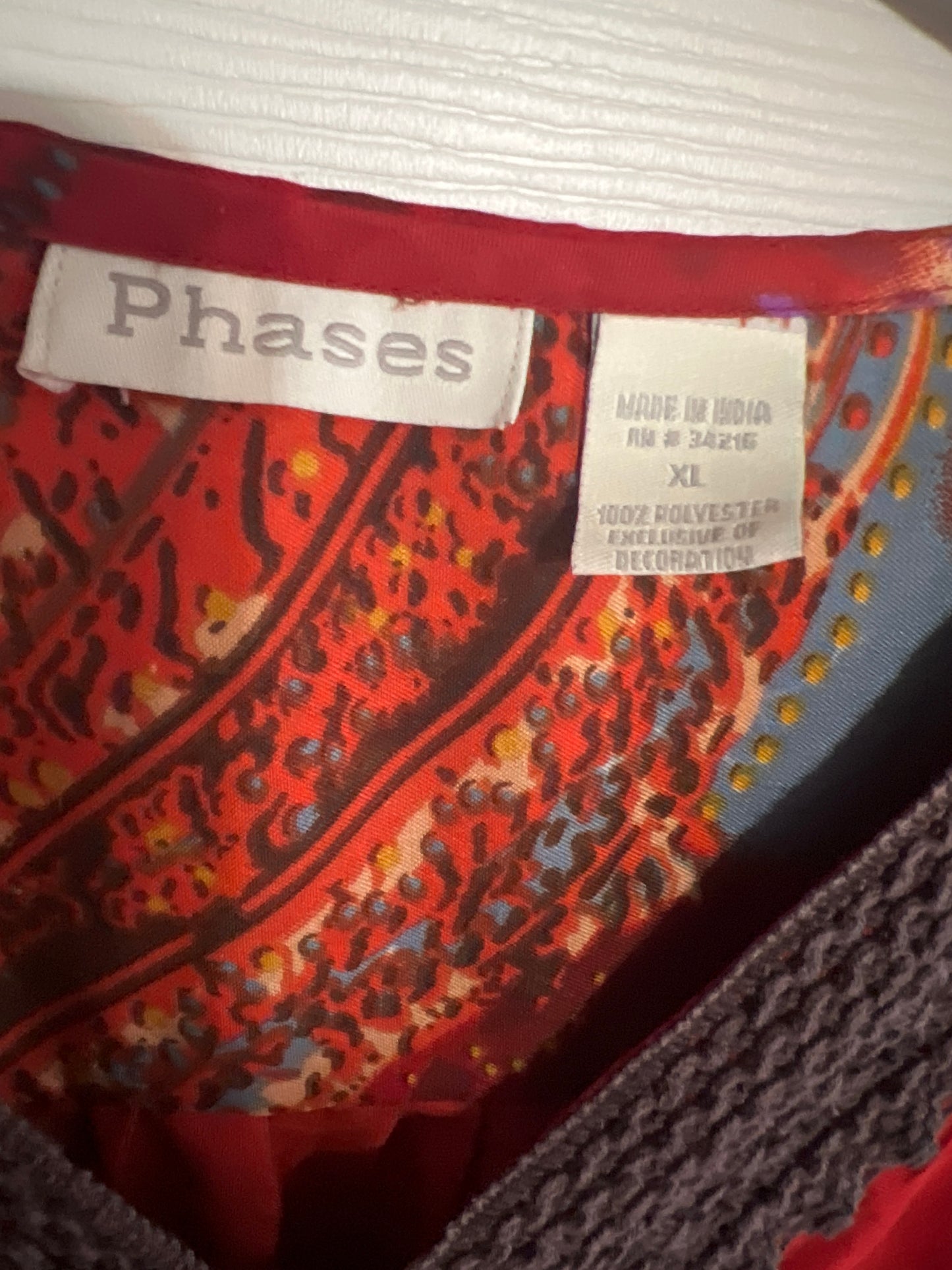 Phases Multicolored Dress XL