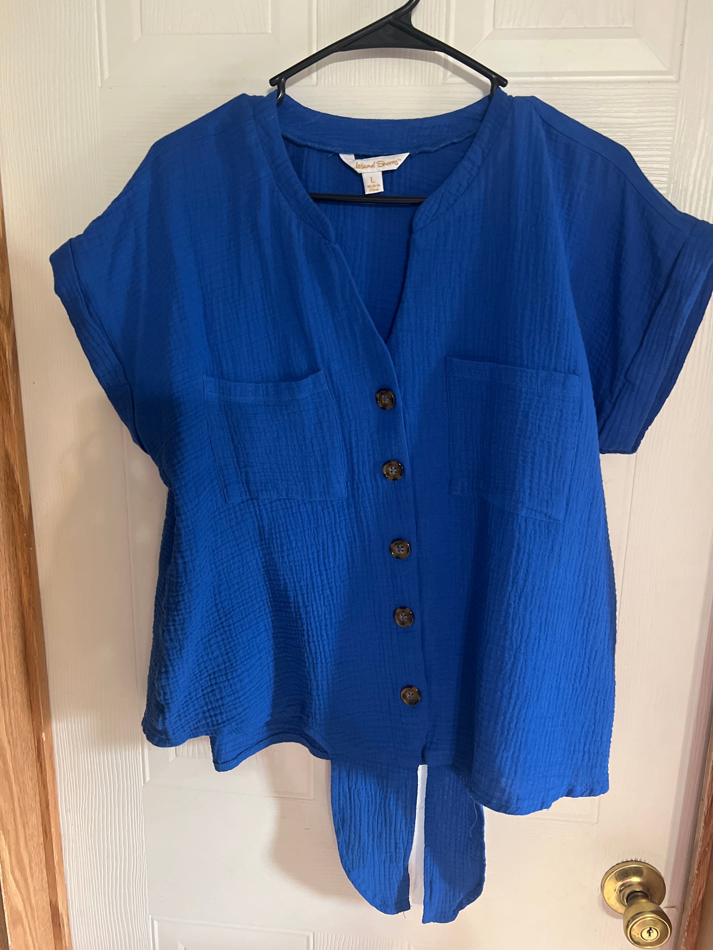 Island Shores Blue Top Large