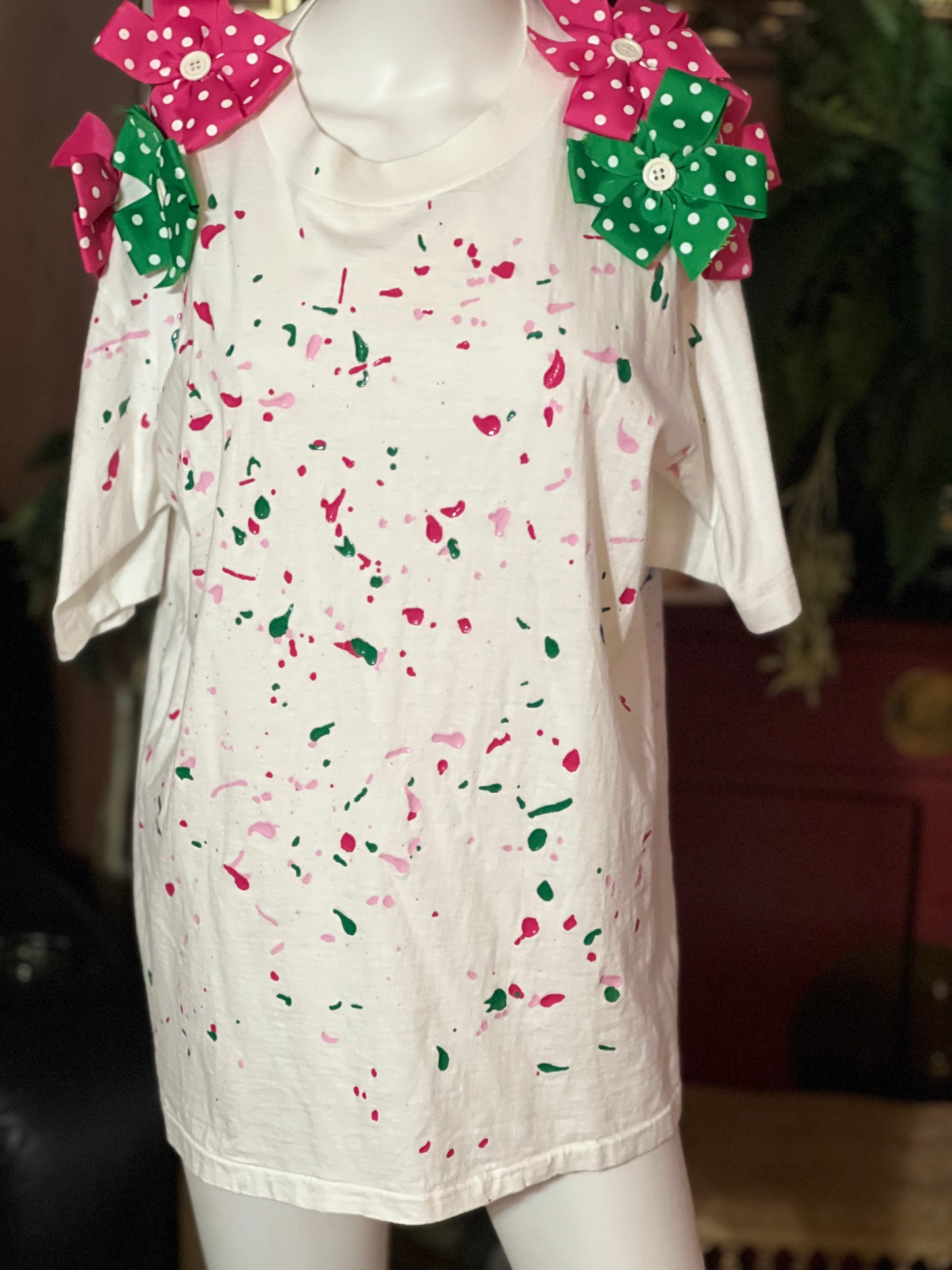 Splish Splash Ribbon Tshirt Size XL