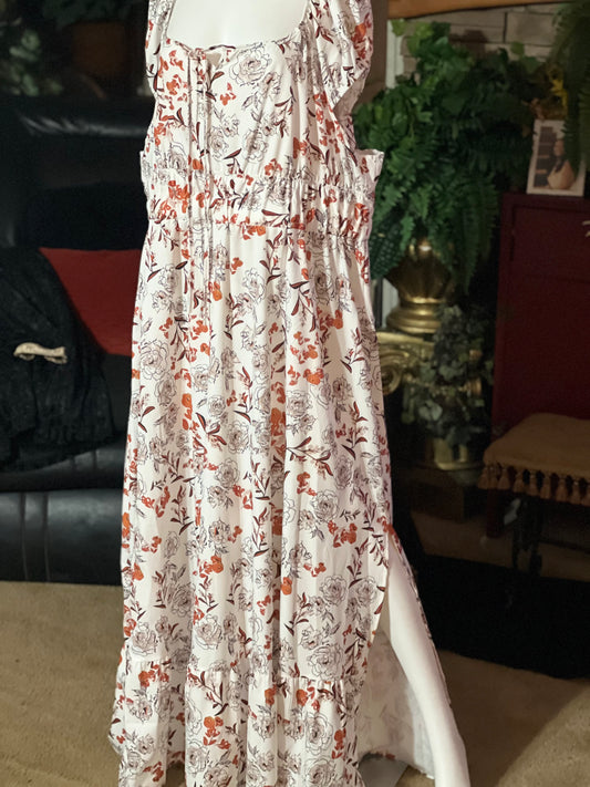 Floral Maxi Dress Size 5xl