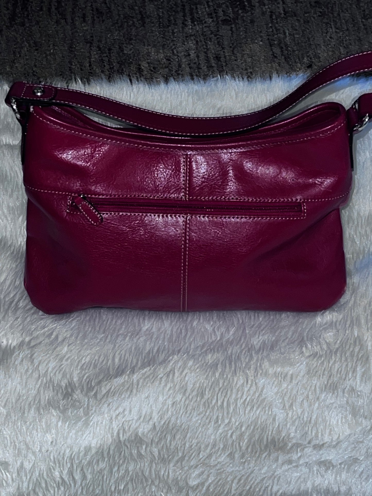 Red Leather Tote