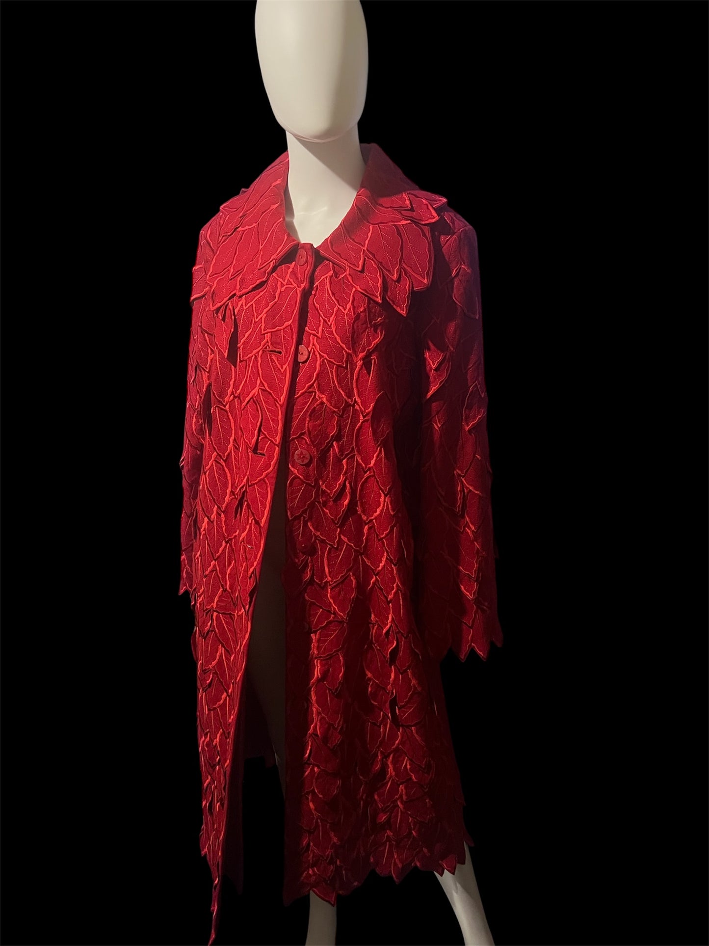 Red Leaf Coat Size 18