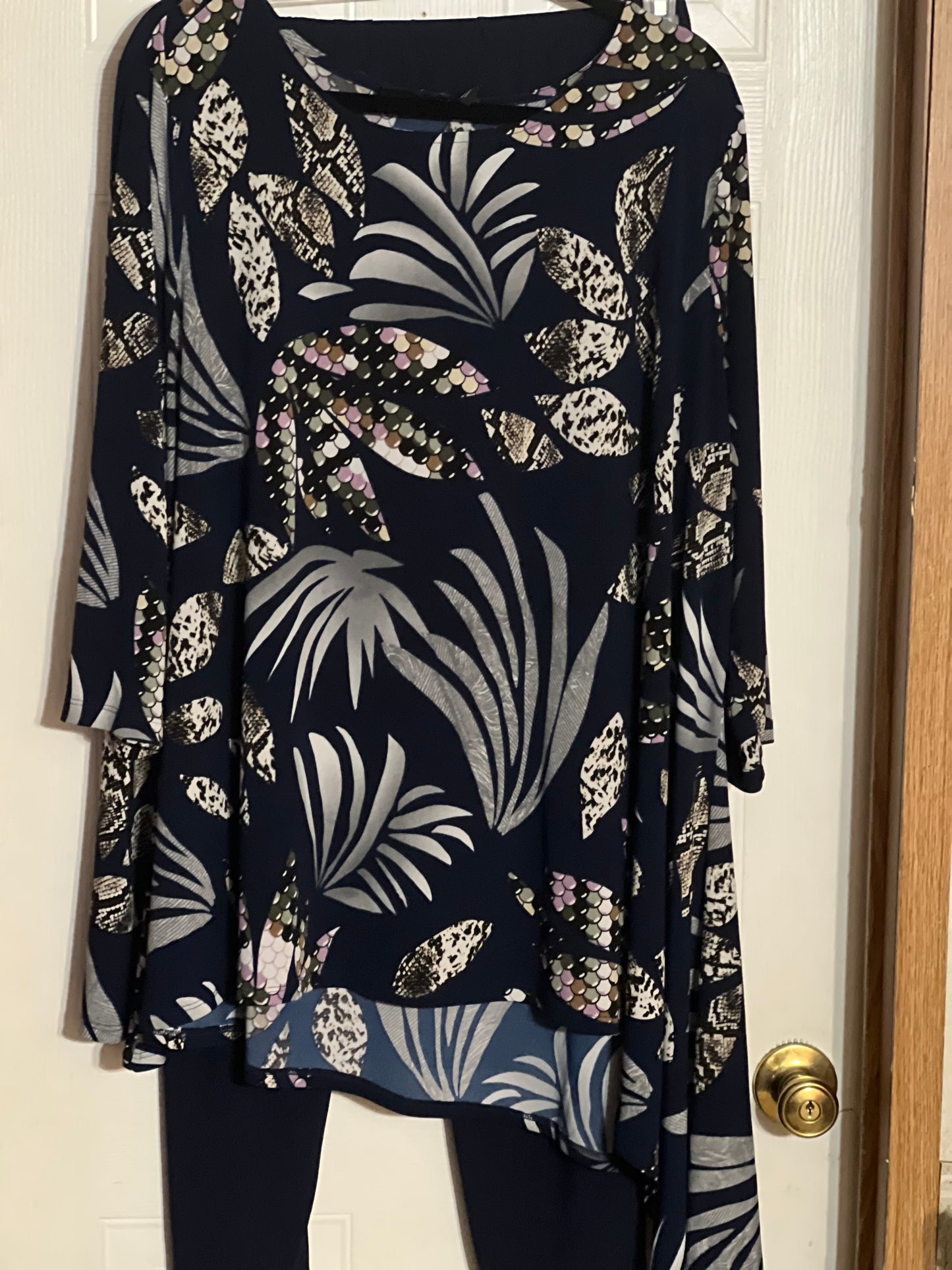Blue Top & Pants Set Size 3x/22W