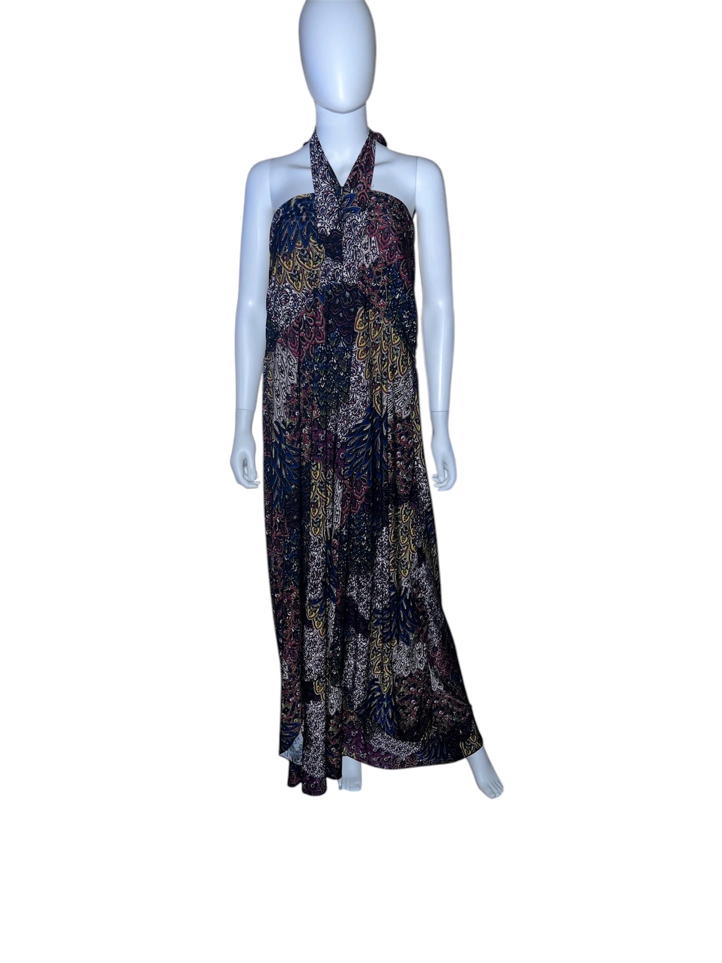 Pyramid Halter Maxi Dress Size 3x