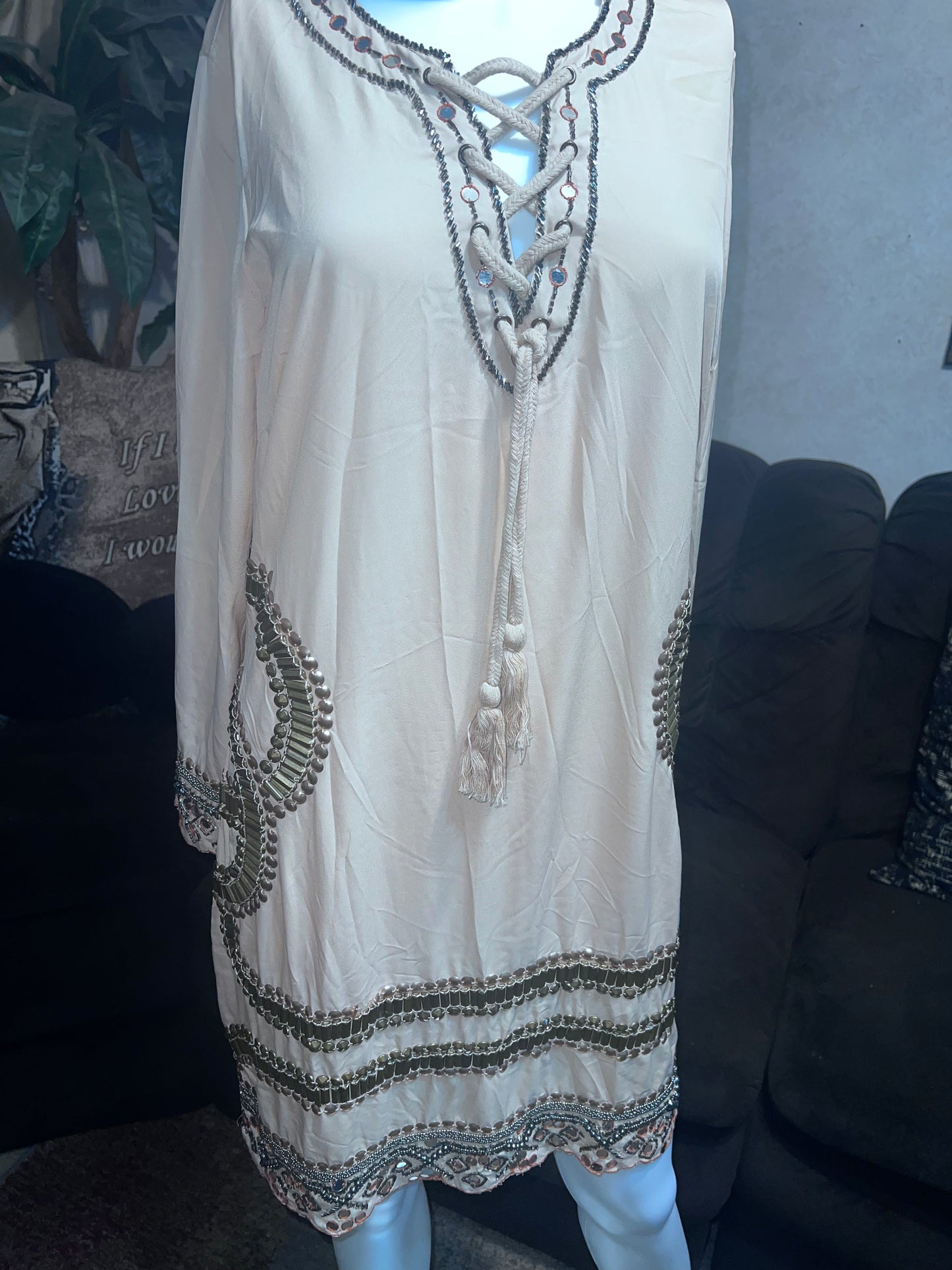Venus Beaded Dress Size Medium