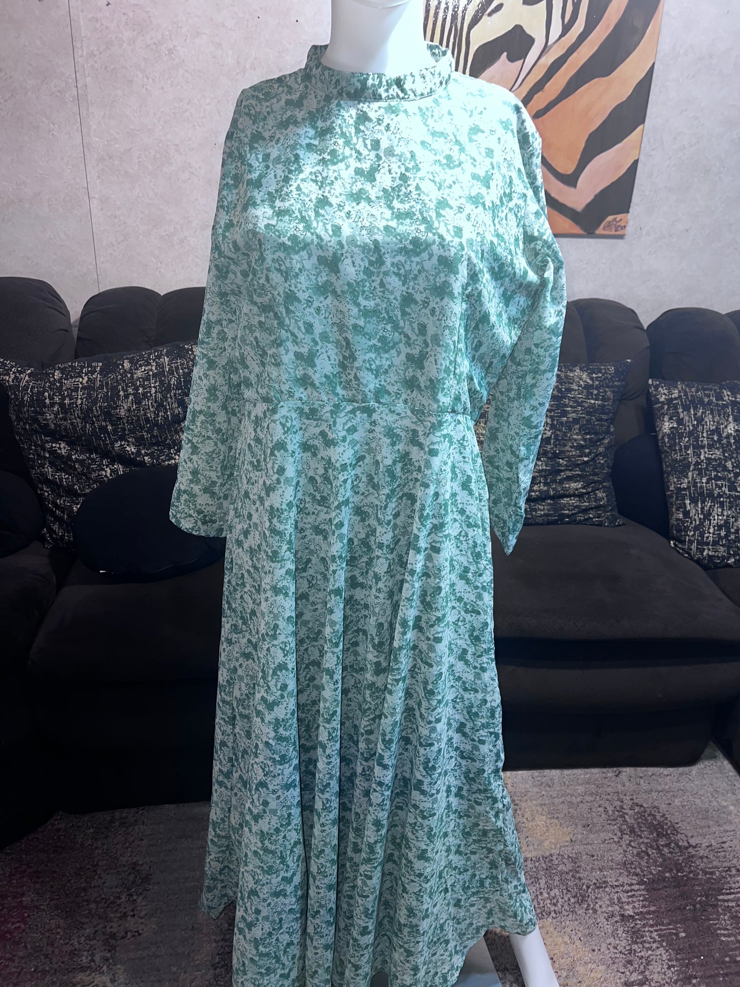 Vivaraa Green & White Dress Size XL