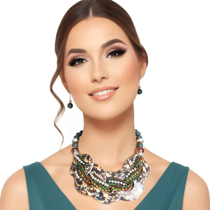 Camo Necklace Set