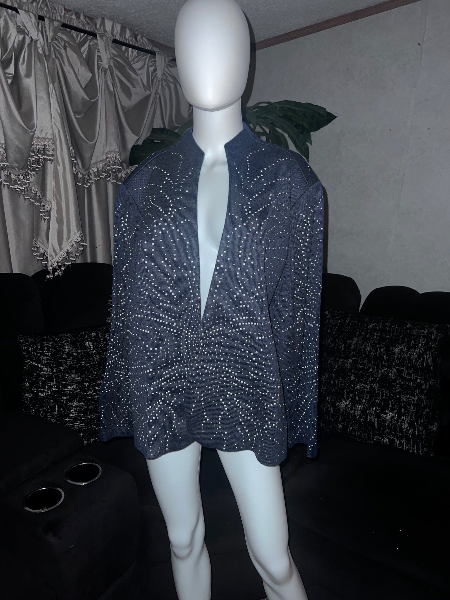 Todd & Olivia Beaded Jacket Size 24W