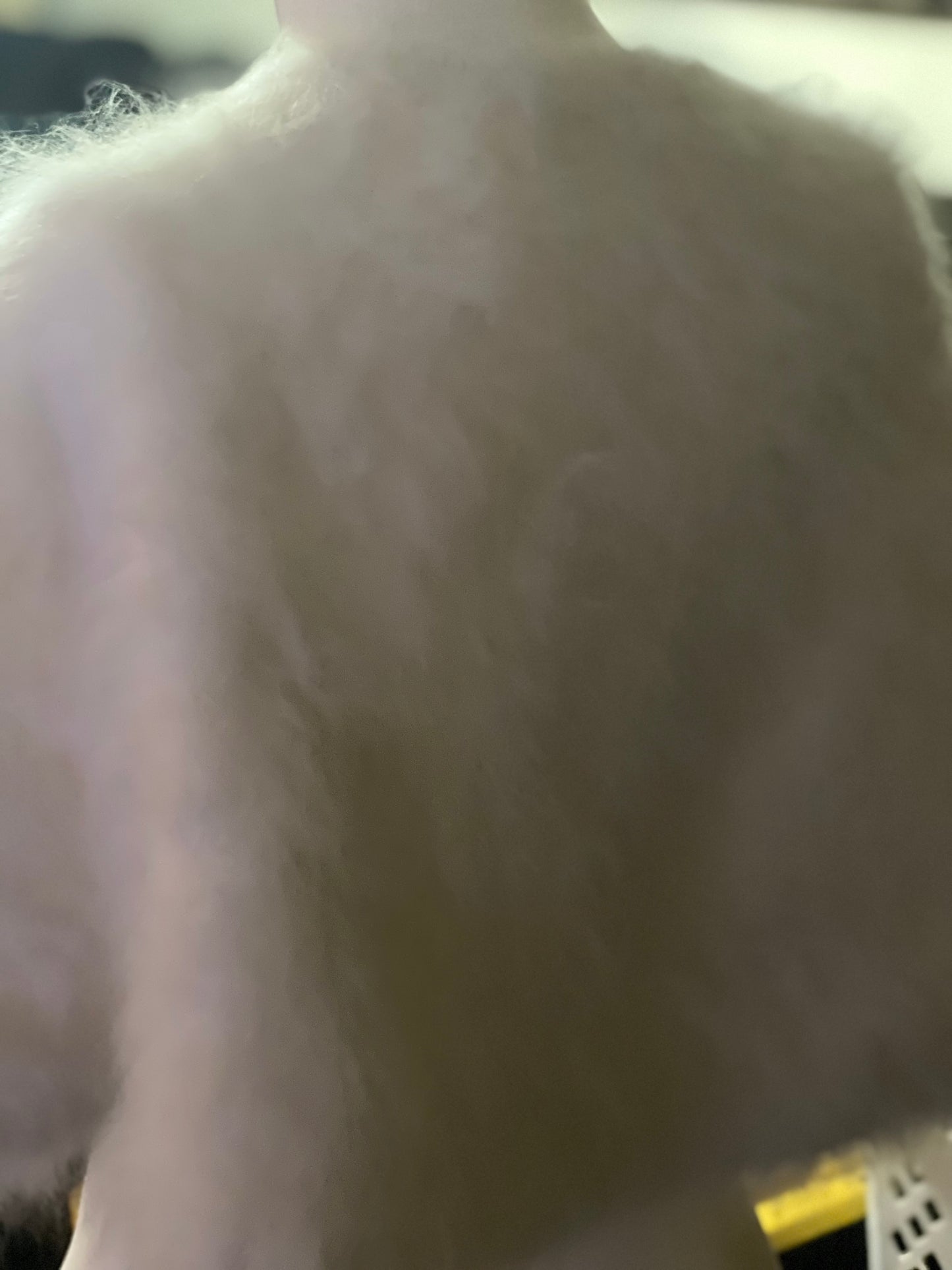 Faux Fur Cream Shrug