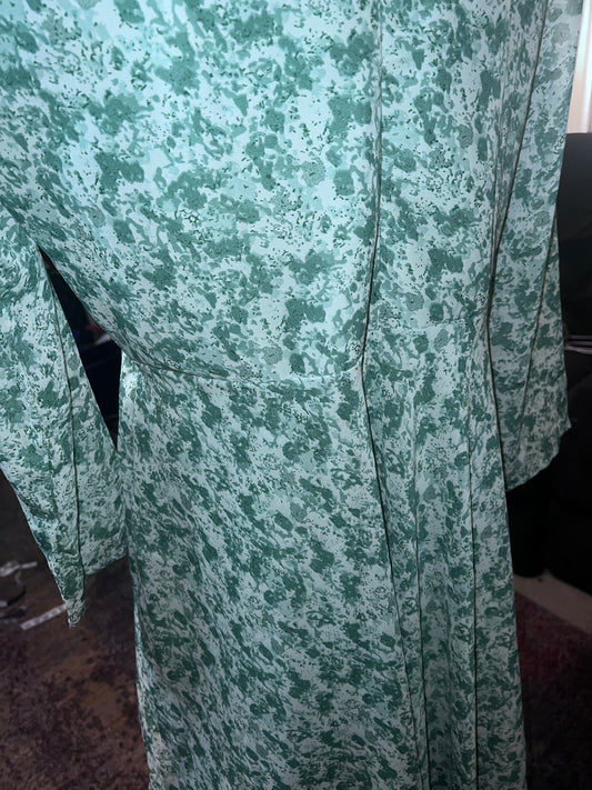 Vivaraa Green & White Dress Size XL