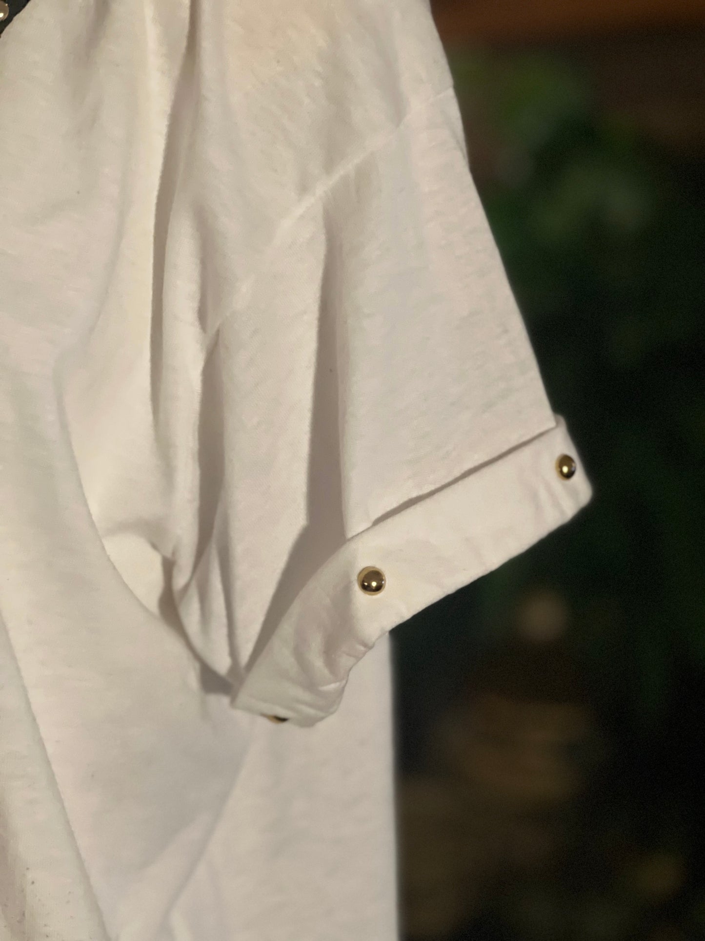 Vintage Gepetto Embellished Zebra Top Size Large