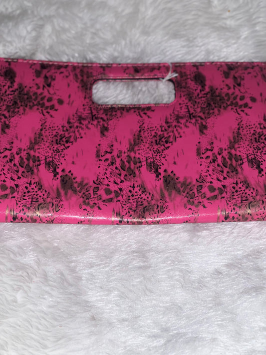 Pink Splash Clutch Purse
