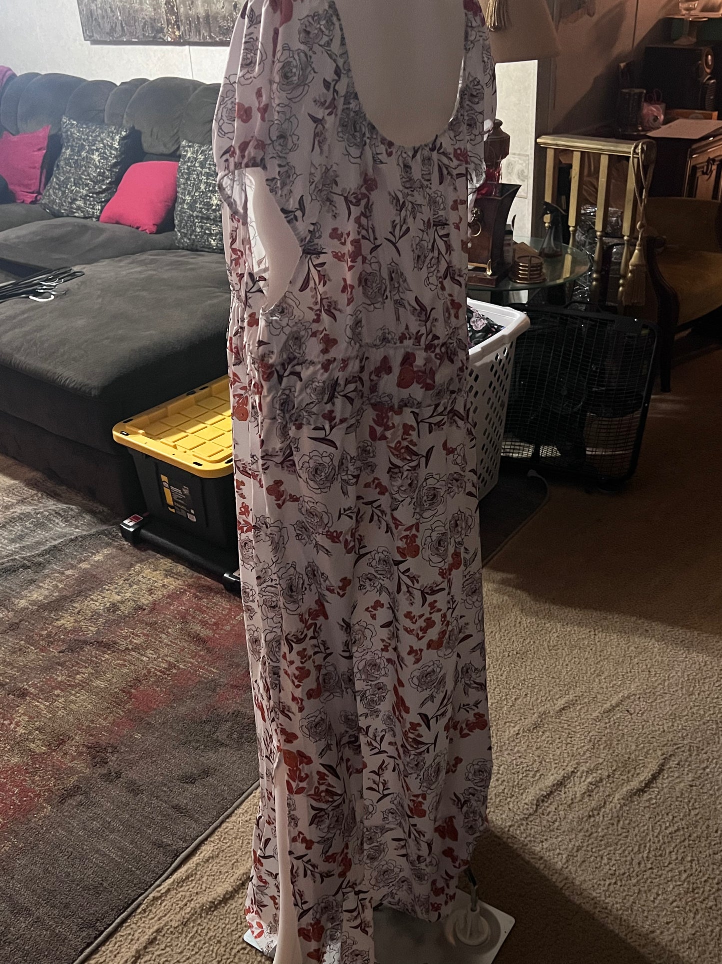 Floral Maxi Dress Size 5xl