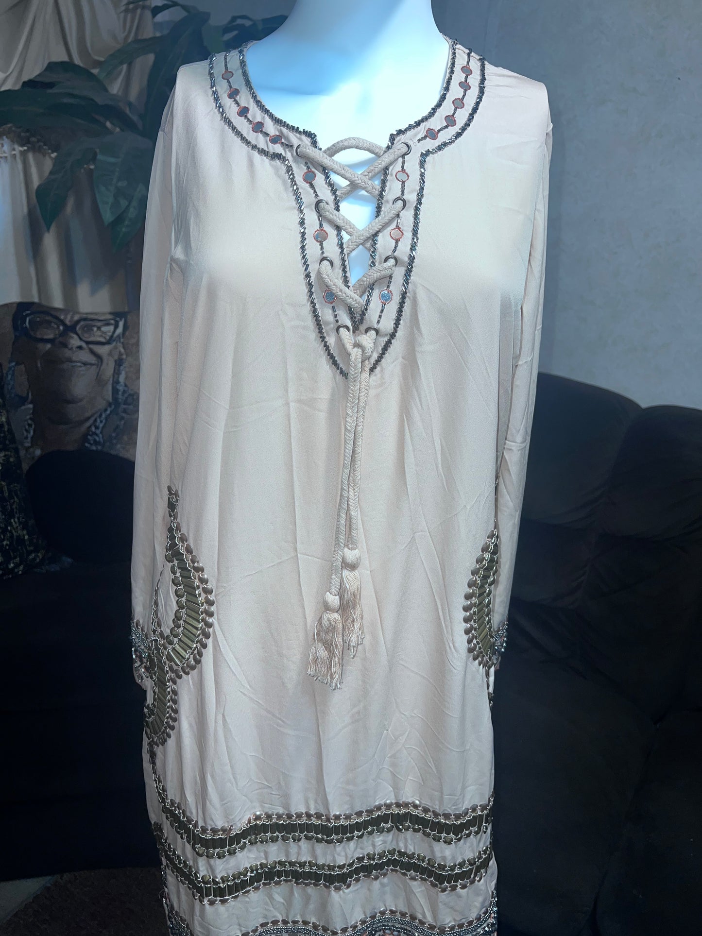 Venus Beaded Dress Size Medium